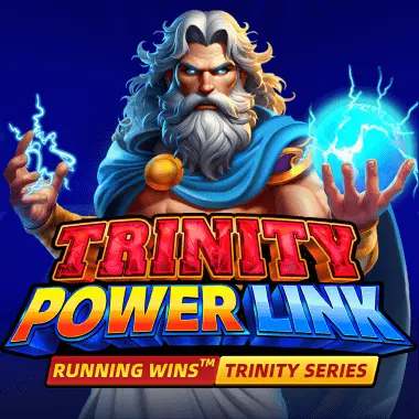 Grand Mondial Casino Trinity Power Link Running Wins game tile